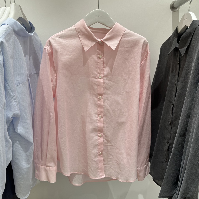 HELVETICA東大門㊣代購女裝新品25春夏時尚推薦真品襯衫蕾絲衫HELVETICA襯衫/蕾絲衫圖色2