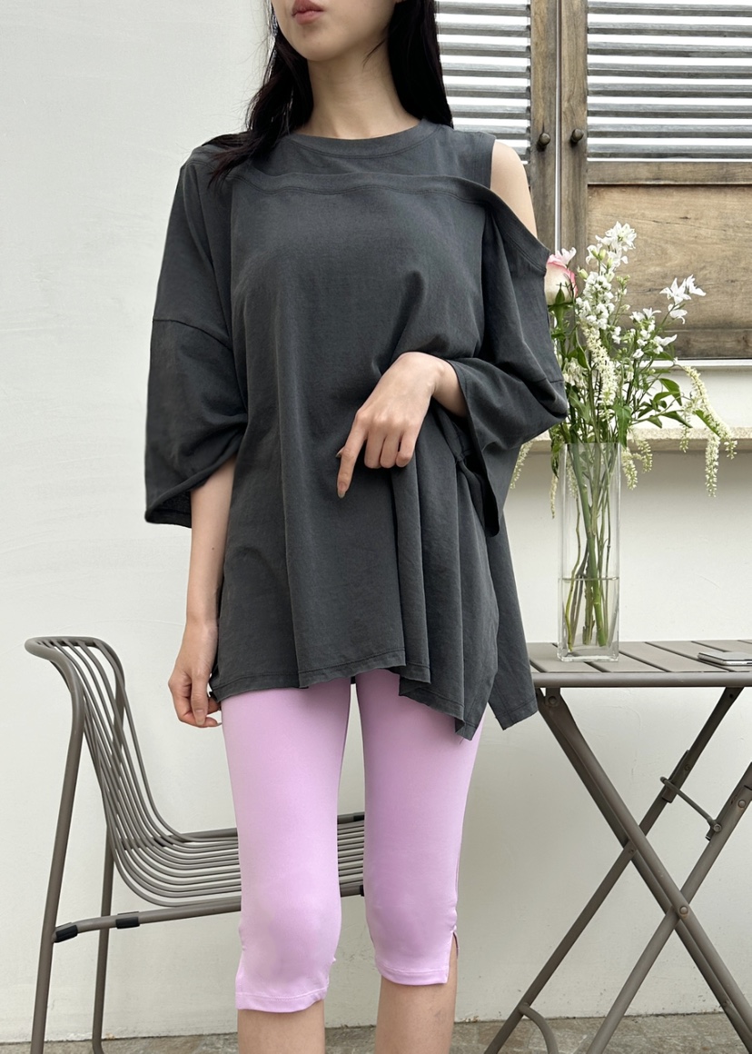 CLASSY-O韓國代購㊣女裝新品25春夏真品人氣長袖T恤修身鏤空CLASSY-O長袖T恤