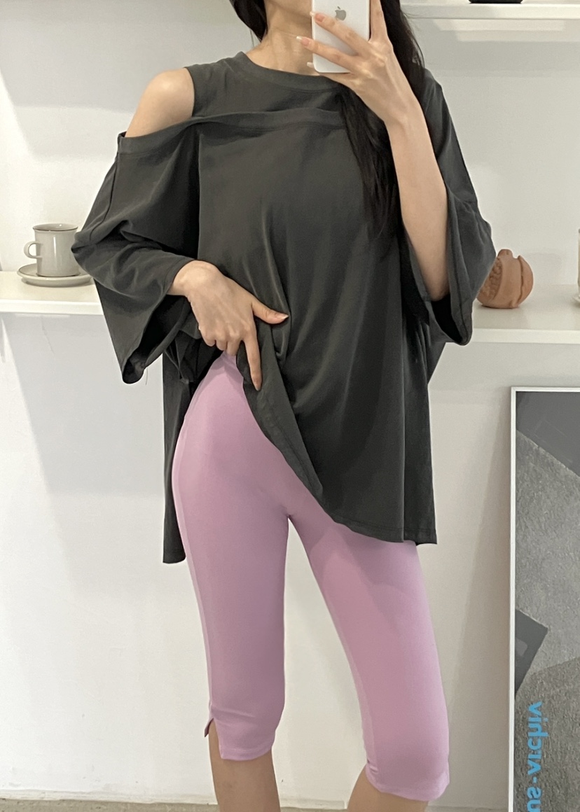 CLASSY-O韓國代購㊣女裝新品25春夏真品人氣長袖T恤修身鏤空CLASSY-O長袖T恤