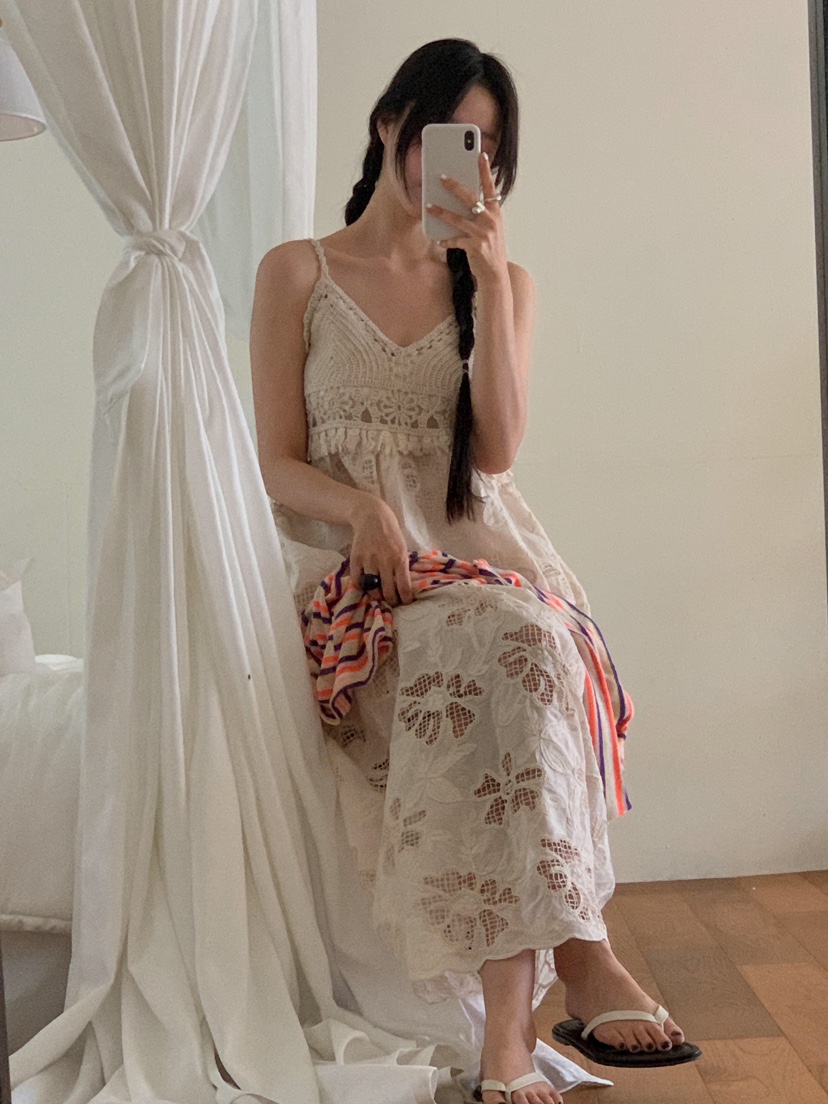 MAISONDEGLORY東大門㊣直郵女裝新品時尚熱賣25春夏職業連衣裙MAISON DE GLORY連衣裙