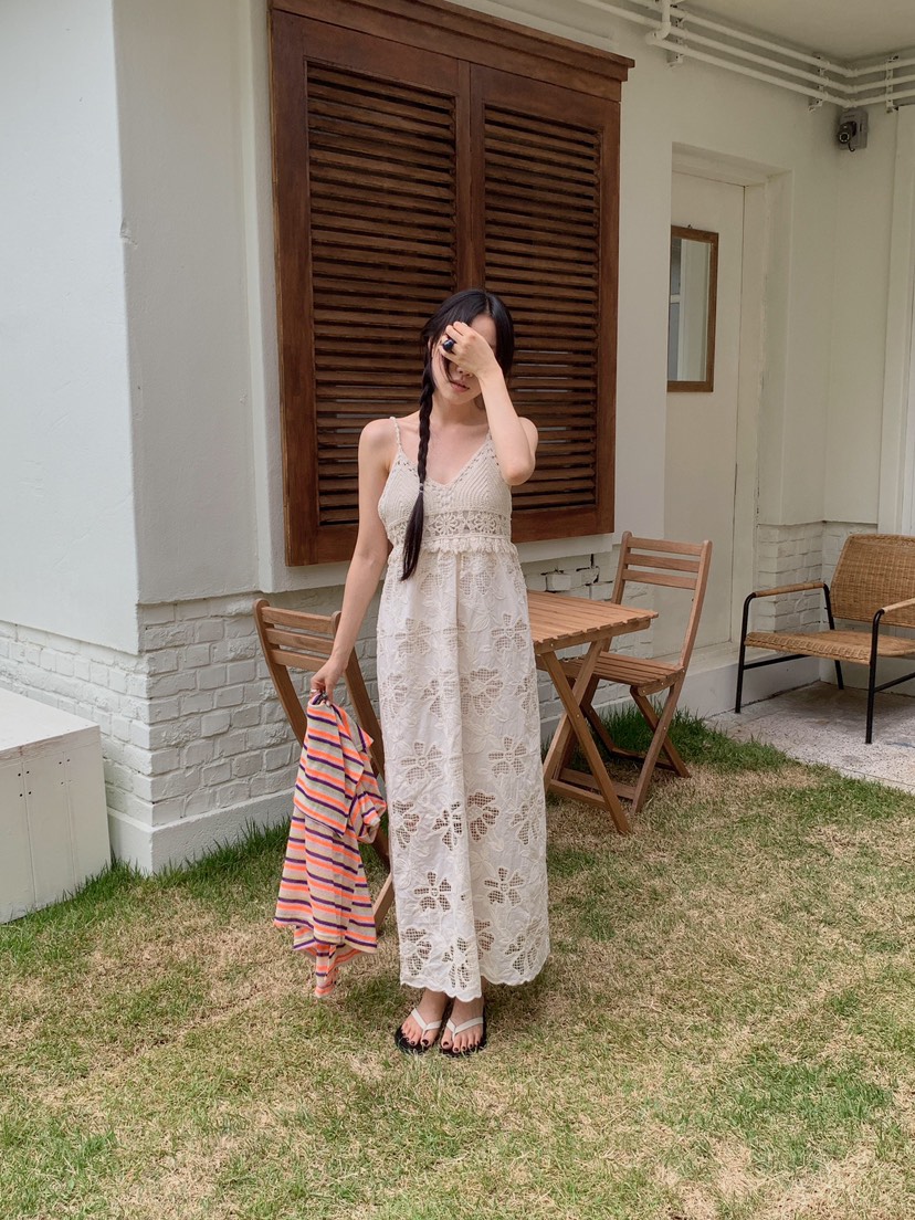 MAISONDEGLORY東大門㊣直郵女裝新品時尚熱賣25春夏職業連衣裙MAISON DE GLORY連衣裙
