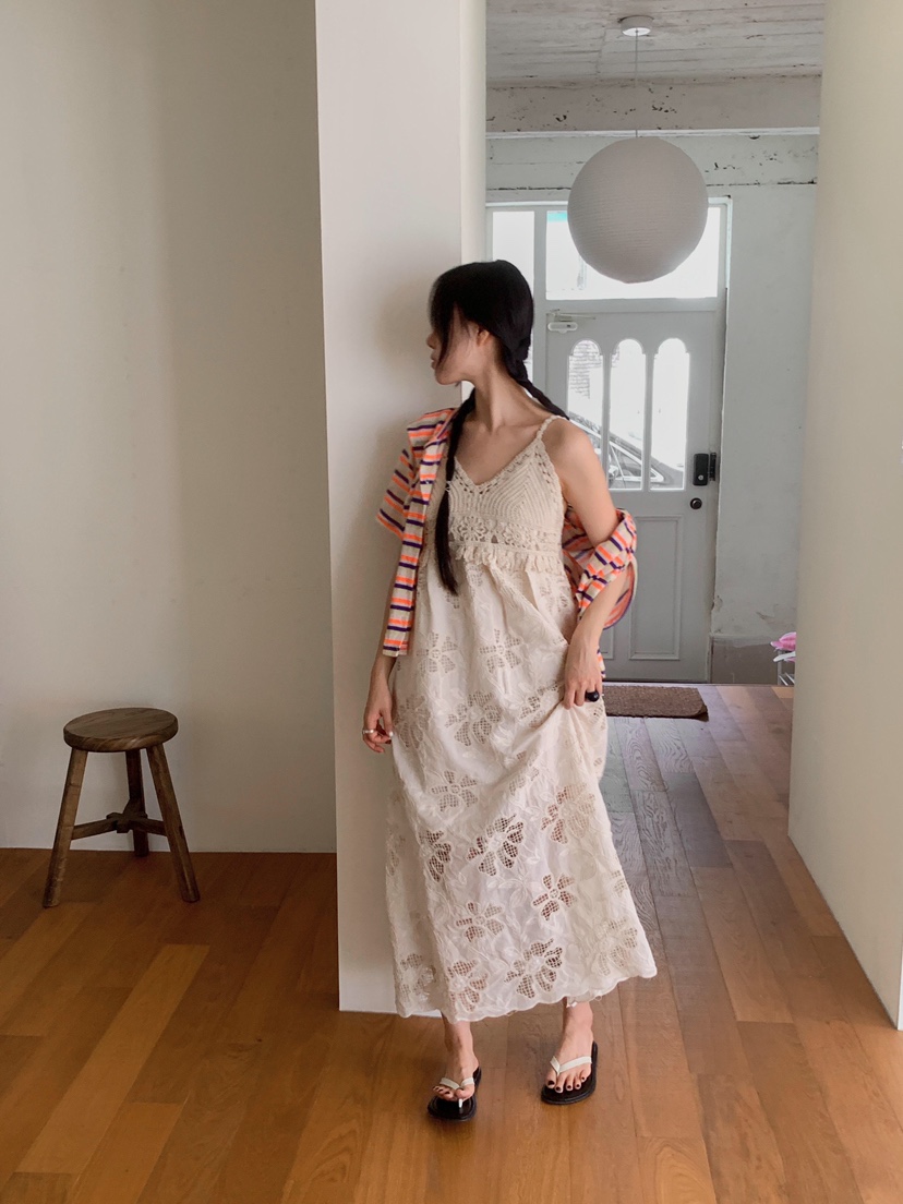 MAISONDEGLORY東大門㊣直郵女裝新品時尚熱賣25春夏職業連衣裙MAISON DE GLORY連衣裙