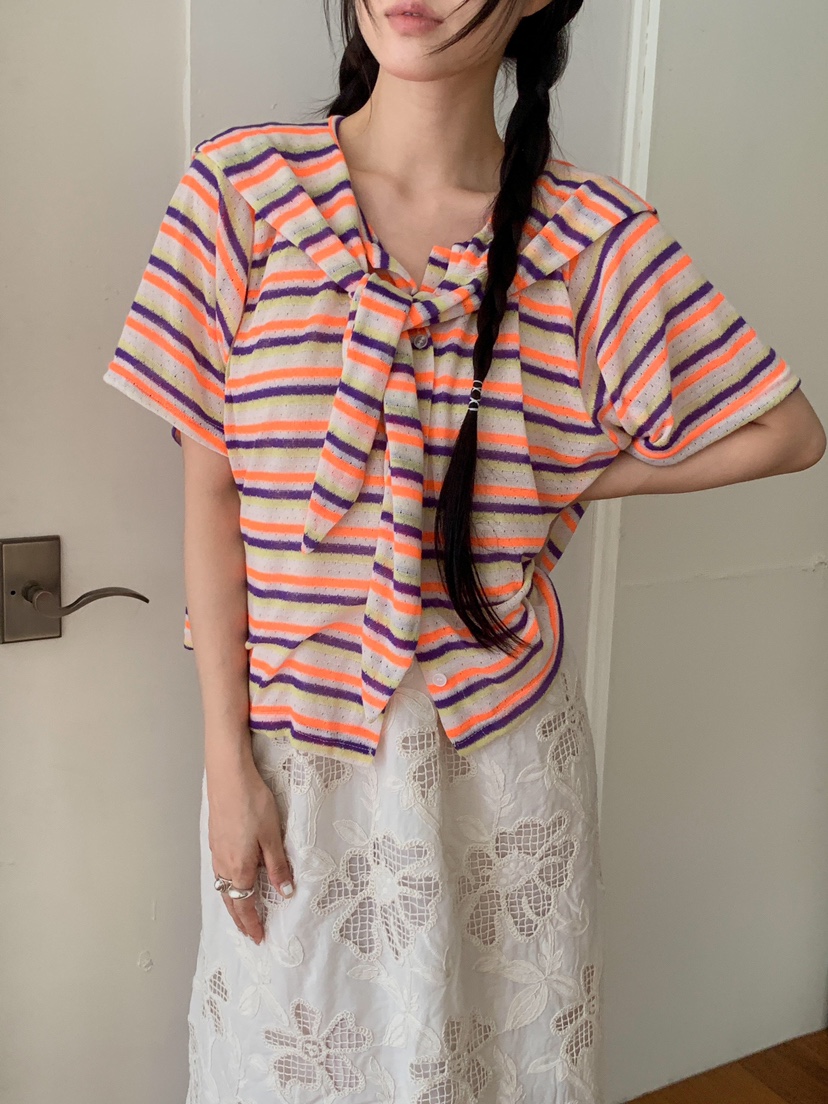 MAISONDEGLORY東大門㊣直郵女裝新品25春夏推薦休閑針織衫開衫MAISON DE GLORY針織衫圖色2
