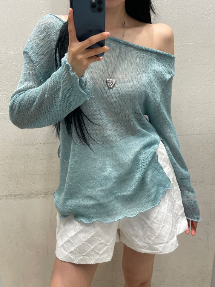 mars韓國直郵㊣女裝新品人氣熱賣休閑真品職業推薦25春夏針織衫mars針織衫