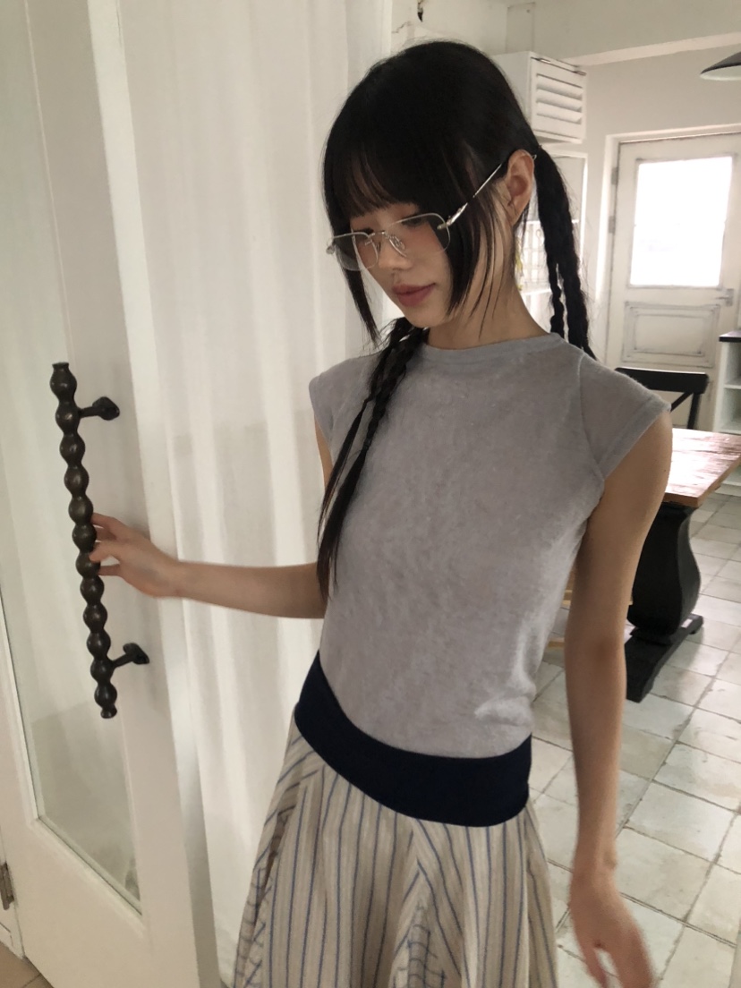 FLASH韓國代購㊣女士新品熱賣25春夏休閑推薦人氣職業真品T恤FLASHT恤圖色3