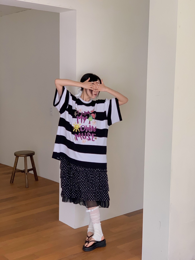 MAISONDEGLORY東大門㊣實拍女士新品真品職業休閑熱賣時尚T恤MAISON DE GLORYT恤