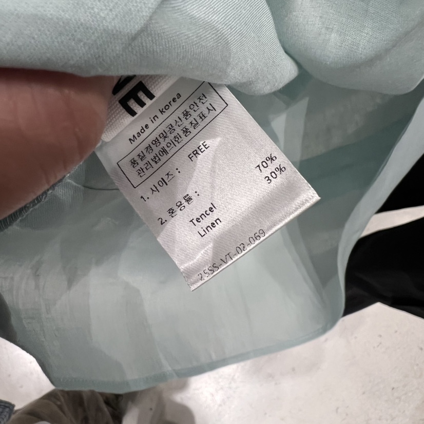 SSEMIENNE韓國直郵㊣女士新款推薦時尚職業25春夏襯衫蕾絲衫SSEMIENNE襯衫/蕾絲衫