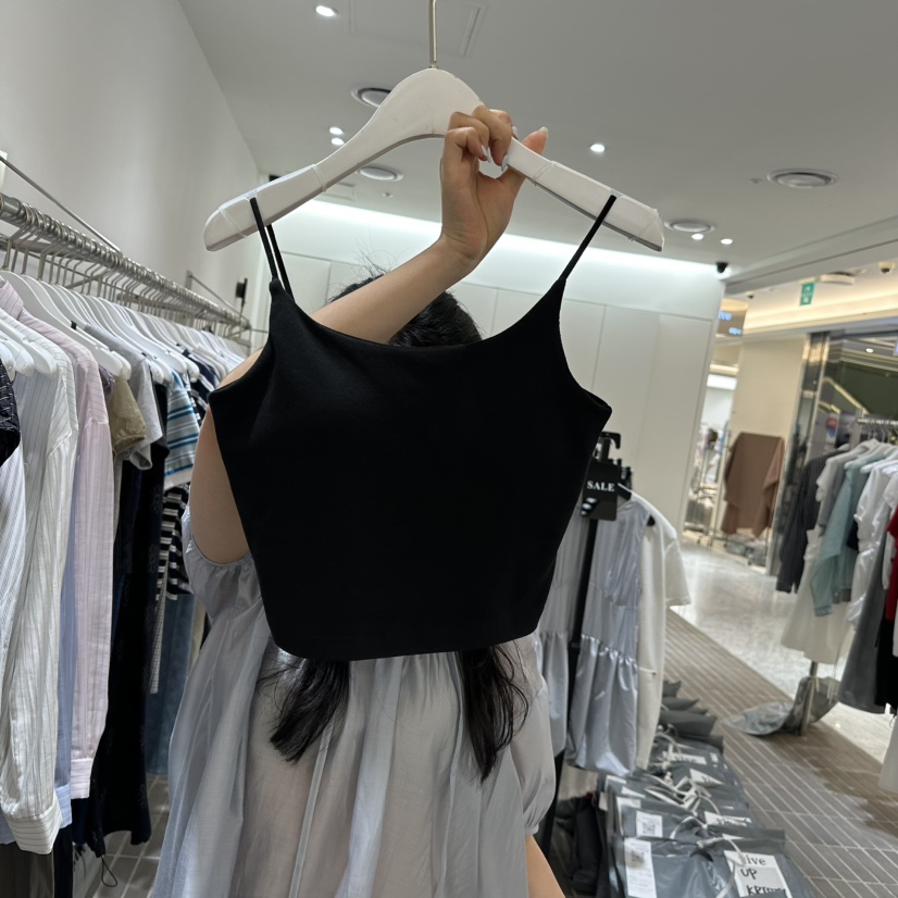 VIVE東大門㊣實拍女裝新品25春夏時尚真品人氣休閑吊帶背心VIVE吊帶/背心圖色2