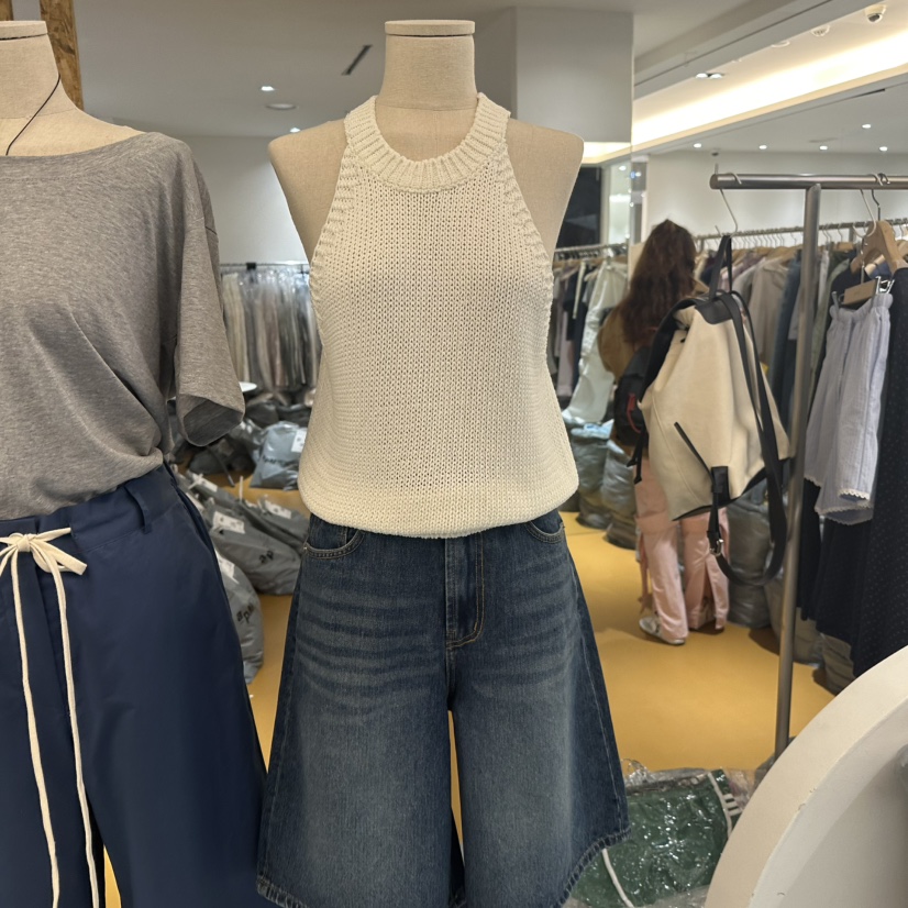 DE VENTI東大門㊣直郵女裝新款休閑真品推薦25春夏吊帶背心棉質DE VENTI吊帶/背心