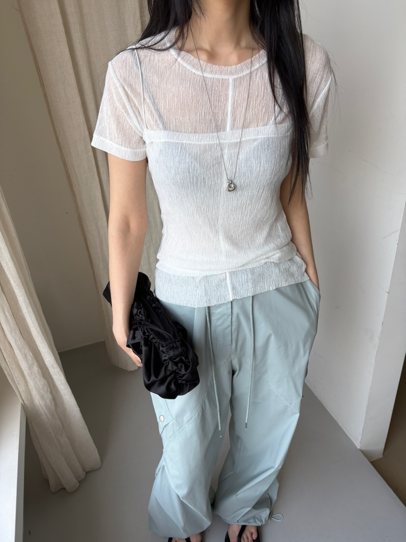Verbena韓國代購㊣女士新品職業時尚休閑套裝兩件套套裝褶皺Verbena套裝