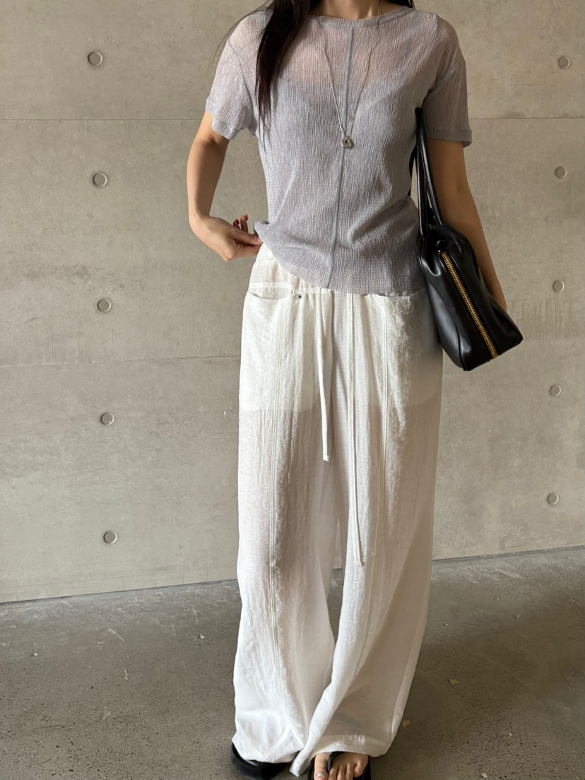 Verbena韓國代購㊣女士新品職業時尚休閑套裝兩件套套裝褶皺Verbena套裝