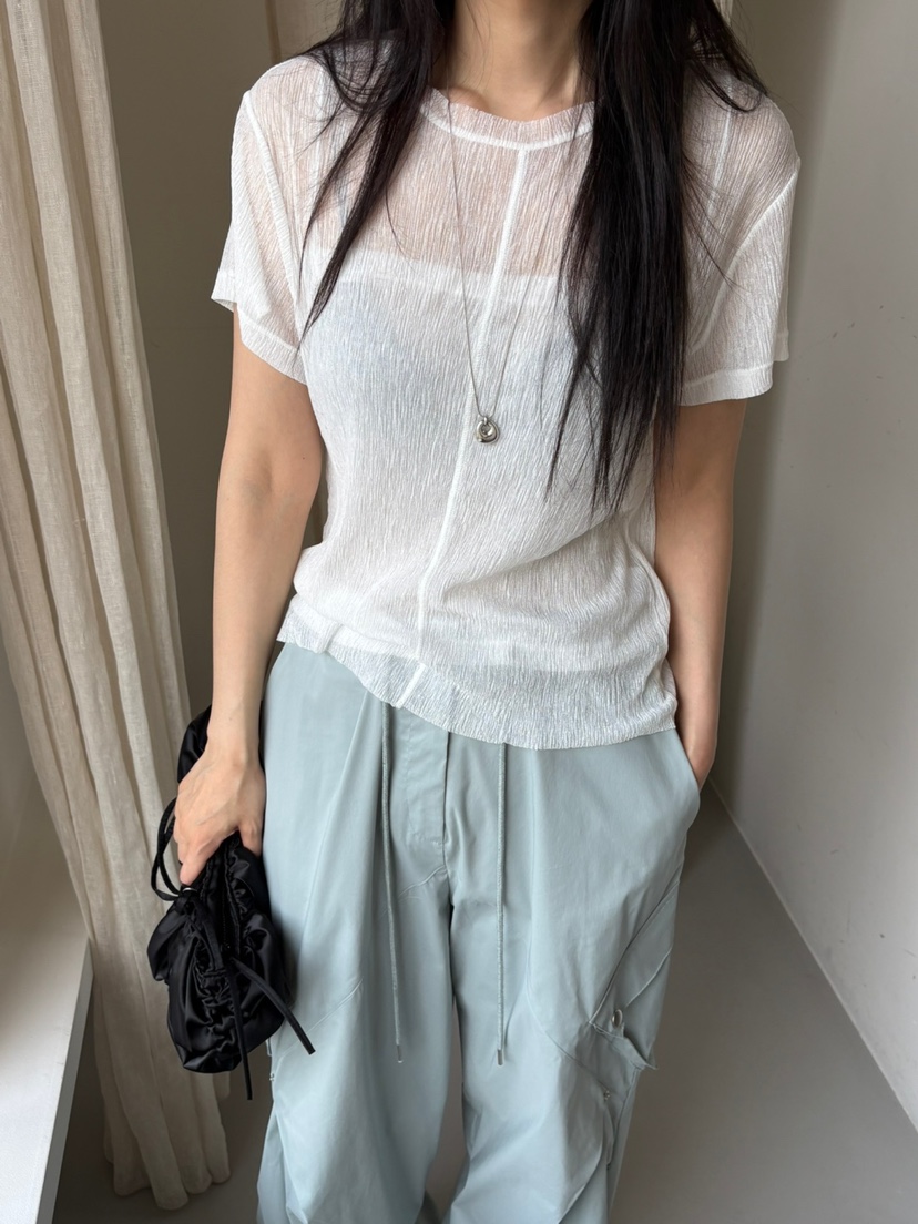 Verbena韓國代購㊣女士新品職業時尚休閑套裝兩件套套裝褶皺Verbena套裝圖色3