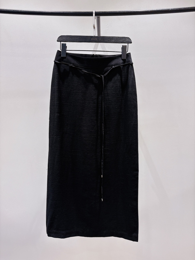 MINI BE東大門㊣代購女士新品熱賣職業推薦休閑長裙含腰帶MINI BE長裙圖色3