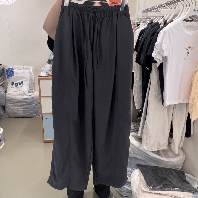 ARE東大門㊣直郵女士新品人氣真品熱賣推薦時尚25春夏休閑褲綁帶ARE YOU/ARE休閑褲圖色2