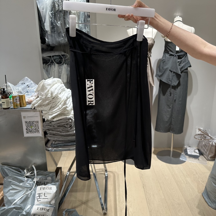 FAVOR-P東大門㊣代購女士新品職業人氣推薦25春夏半身裙中短裙FAVOR半身裙/中短裙圖色2