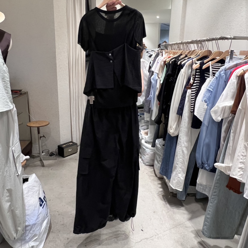 SSEMIENNE韓國代購㊣女裝新品25春夏推薦真品人氣套裝不含內搭SSEMIENNE套裝