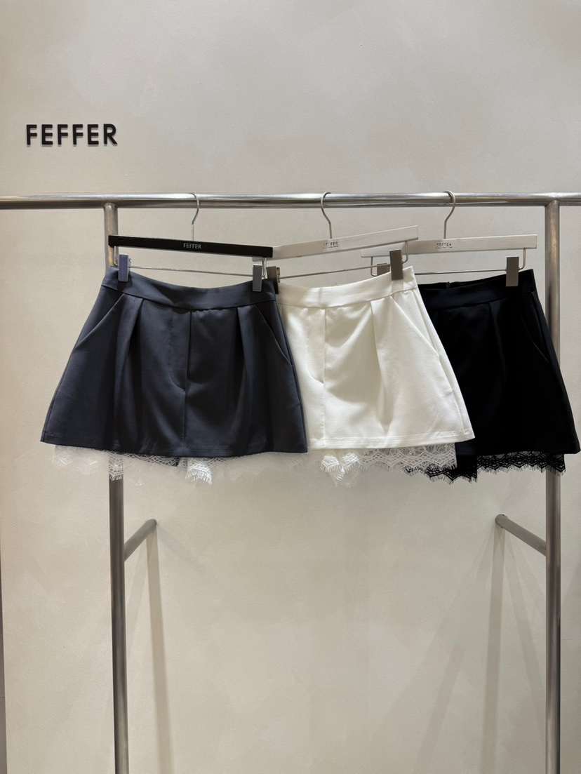 FEFFER韓國直郵㊣女士新品時尚推薦真品休閑職業人氣25春夏裙褲FEFFER裙褲