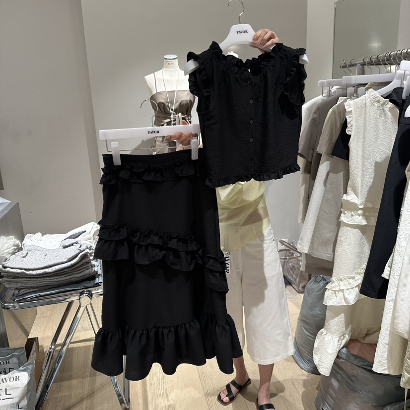 FAVOR-P韓國代購㊣女裝新品推薦休閑時尚真品人氣套裝兩件套FAVOR套裝圖色2
