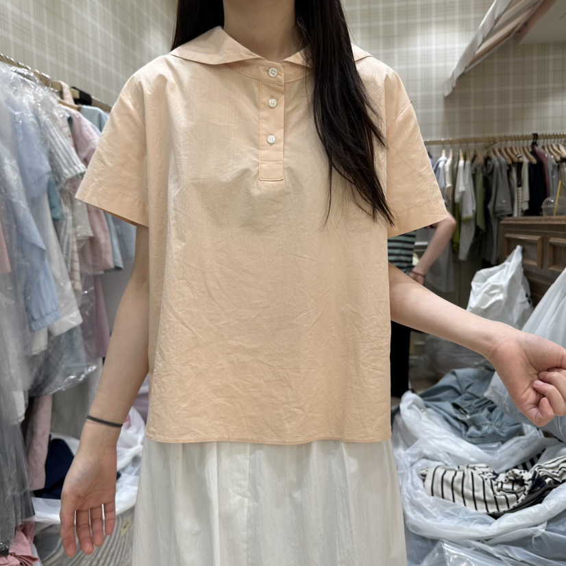 OURMOMENT韓國代購㊣女裝新款休閑真品人氣熱賣時尚襯衫蕾絲衫OURMOMENT襯衫/蕾絲衫圖色2