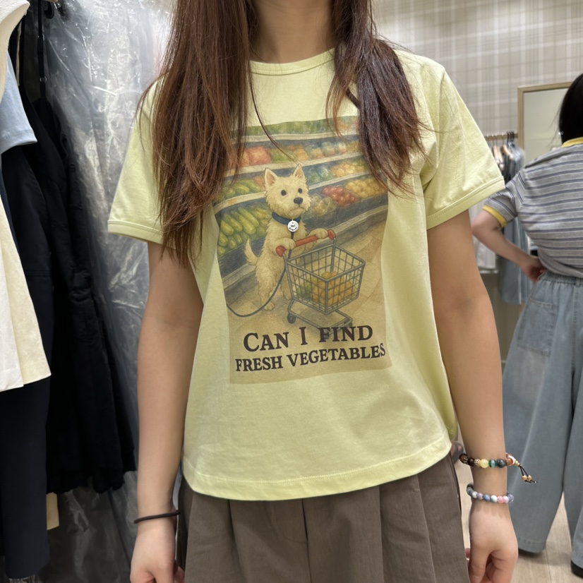 OURMOMENT韓國代購㊣女裝新品推薦休閑職業熱賣25春夏人氣T恤OURMOMENTT恤圖色3
