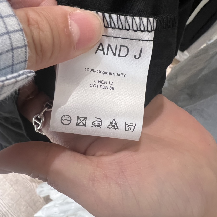 W AND J韓國代購㊣女士新款25春夏真品時尚職業襯衫蕾絲衫W AND J襯衫/蕾絲衫
