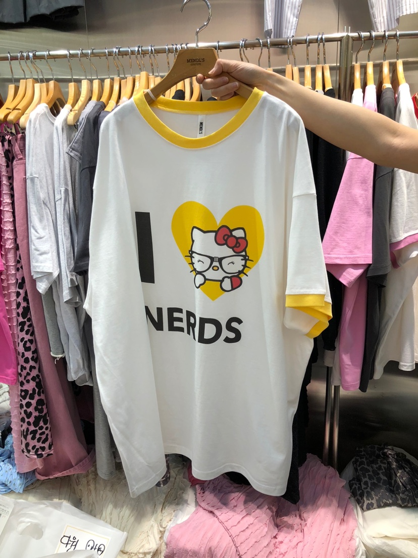 MENDL S東大門㊣直郵女士新品推薦職業人氣時尚休閑熱賣T恤MENDL ST恤圖色2