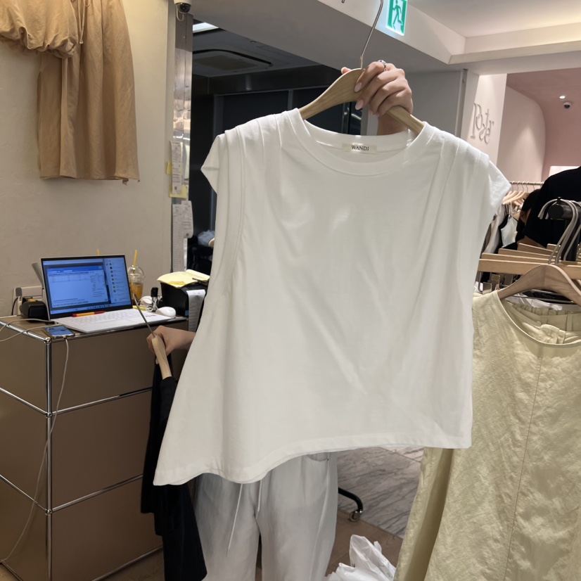W AND J東大門㊣代購女裝新品人氣休閑推薦職業熱賣25春夏T恤W AND JT恤