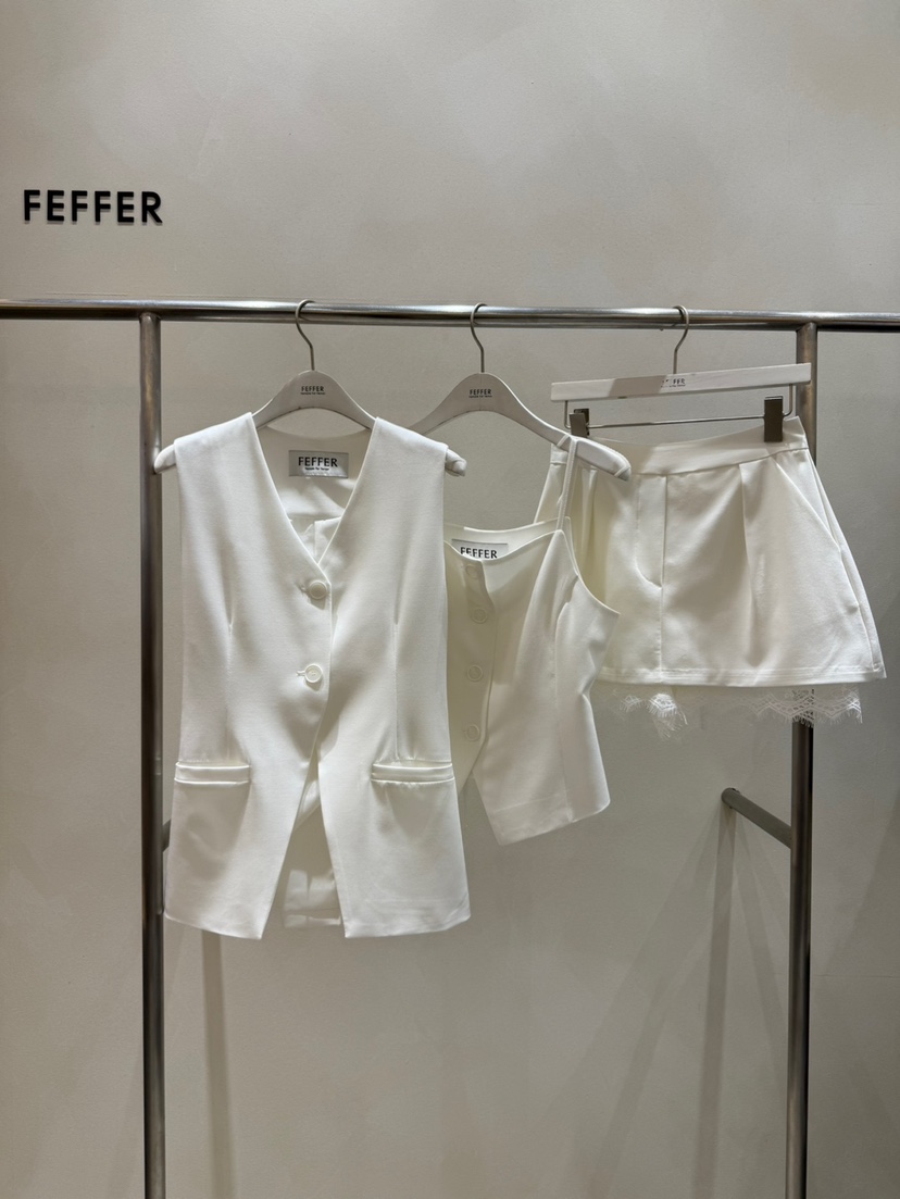 FEFFER東大門㊣代購女裝新品休閑熱賣人氣真品職業推薦馬甲FEFFER馬甲