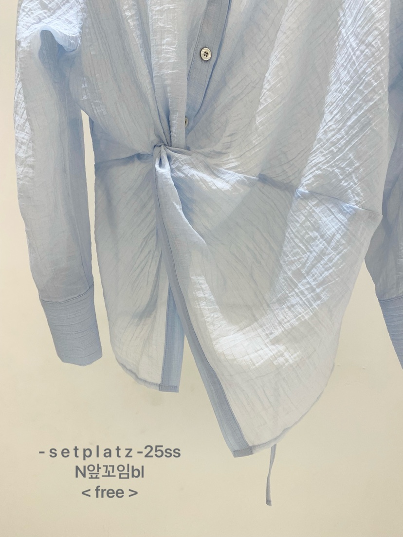SETPLATZ韓國直郵㊣女裝新品人氣推薦25春夏職業襯衫蕾絲衫PLATZCLASSIC襯衫/蕾絲衫