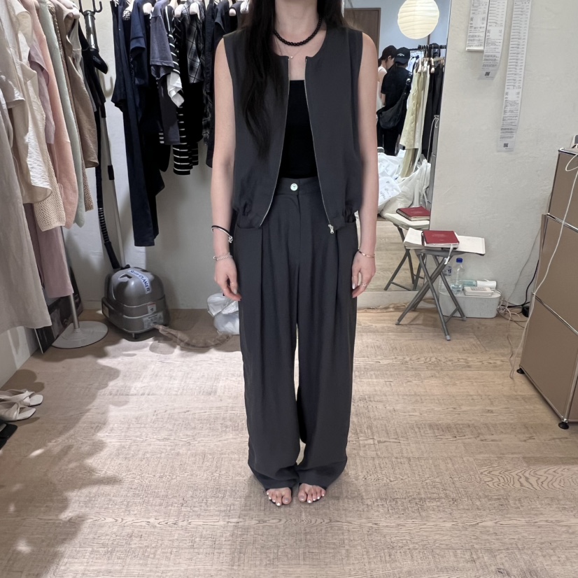 W AND J韓國直郵㊣女士新品休閑時尚職業25春夏套裝兩件套W AND J套裝