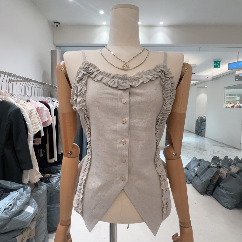 MAGNOLIA36-P東大門㊣實拍女裝新品真品職業休閑熱賣吊帶背心MAGNOLIA36-P吊帶/背心圖色2