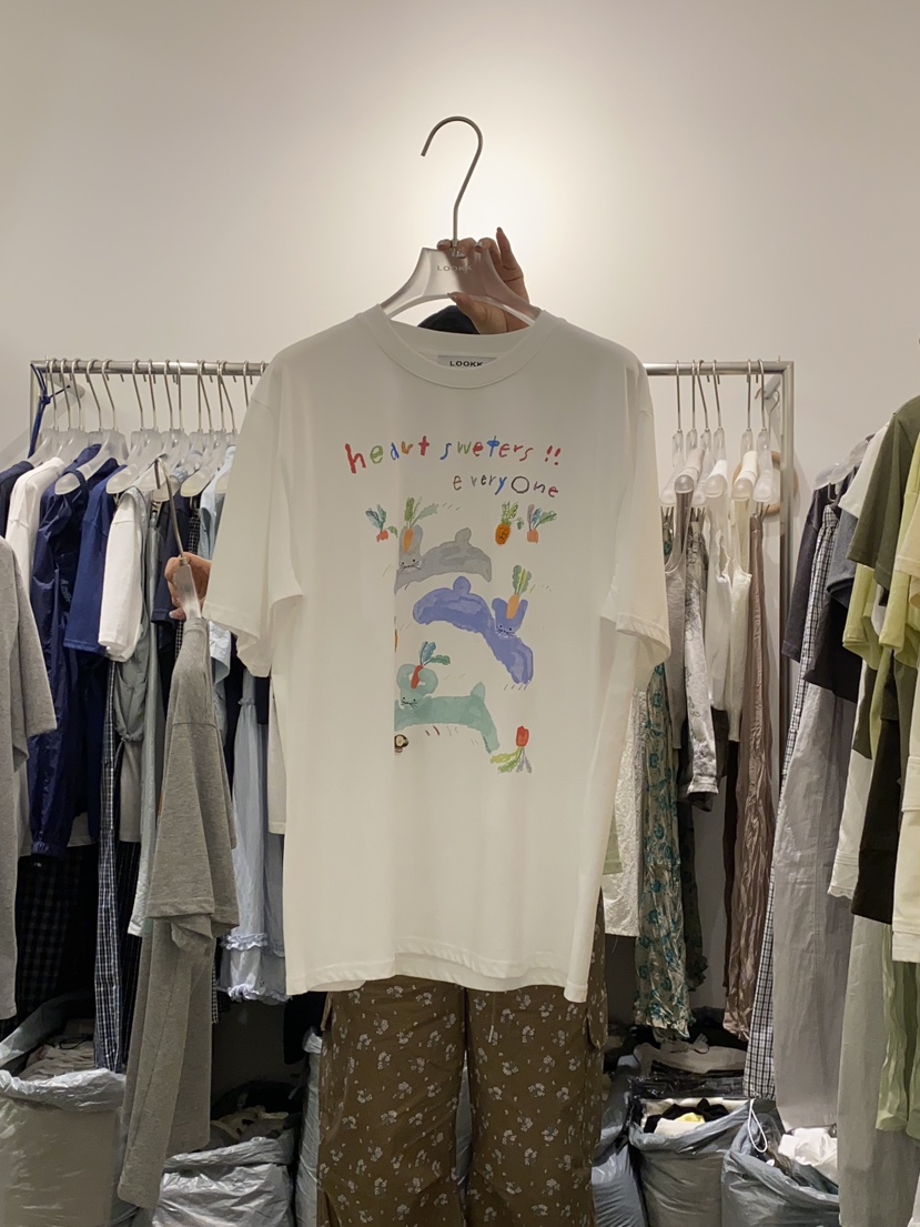 LOOKK東大門㊣實拍女士新品職業人氣休閑真品熱賣時尚T恤腰帶LOOKKT恤