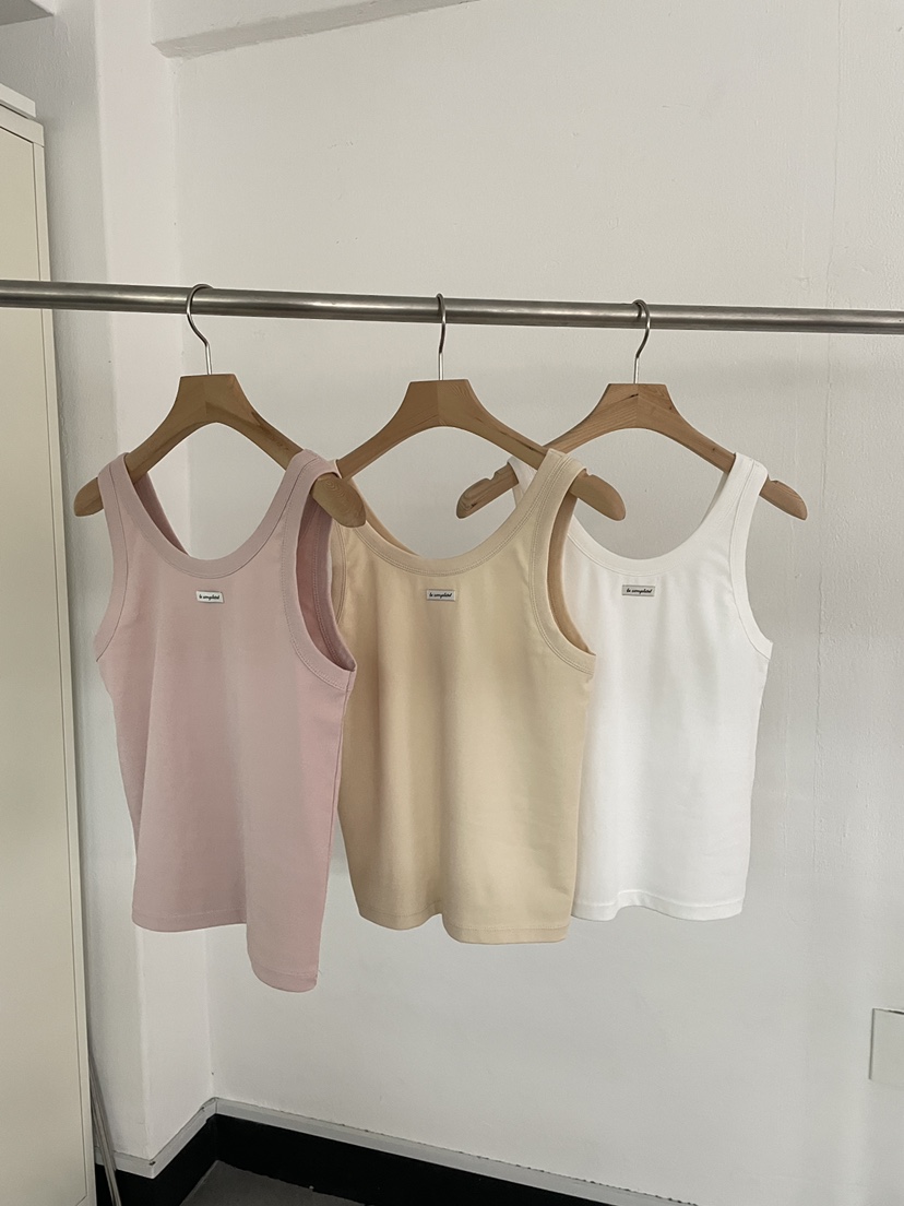 BOUTIQUE SEOUL-P韓國直郵㊣女裝新款休閑職業吊帶背心絲綢But ton/BOUTIQUE SEOUL吊帶/背心