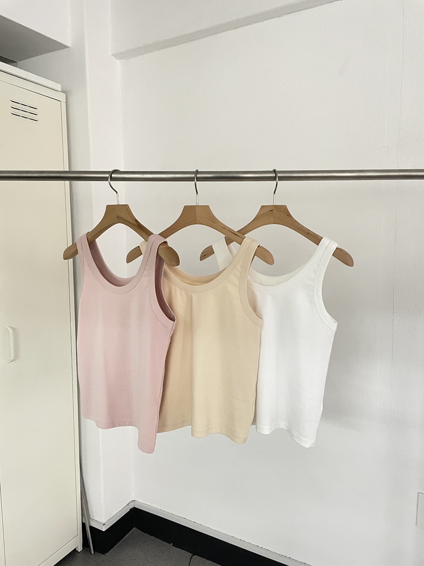 BOUTIQUE SEOUL-P韓國直郵㊣女裝新款休閑職業吊帶背心絲綢But ton/BOUTIQUE SEOUL吊帶/背心