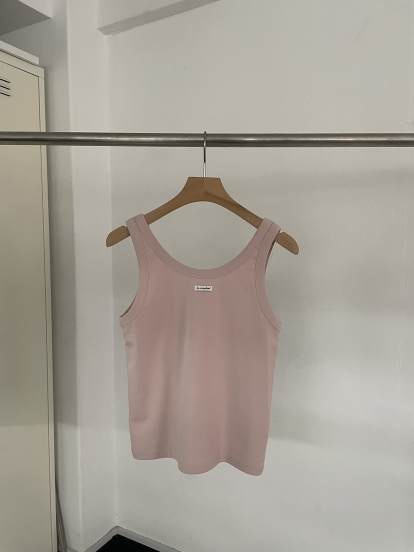 BOUTIQUE SEOUL-P韓國直郵㊣女裝新款休閑職業吊帶背心絲綢But ton/BOUTIQUE SEOUL吊帶/背心圖色2