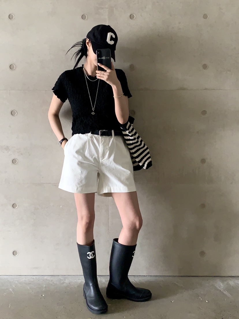 DAVICHI東大門㊣實拍女裝新品時尚人氣短褲含隨機腰帶斜紋棉布DAVICHI短褲