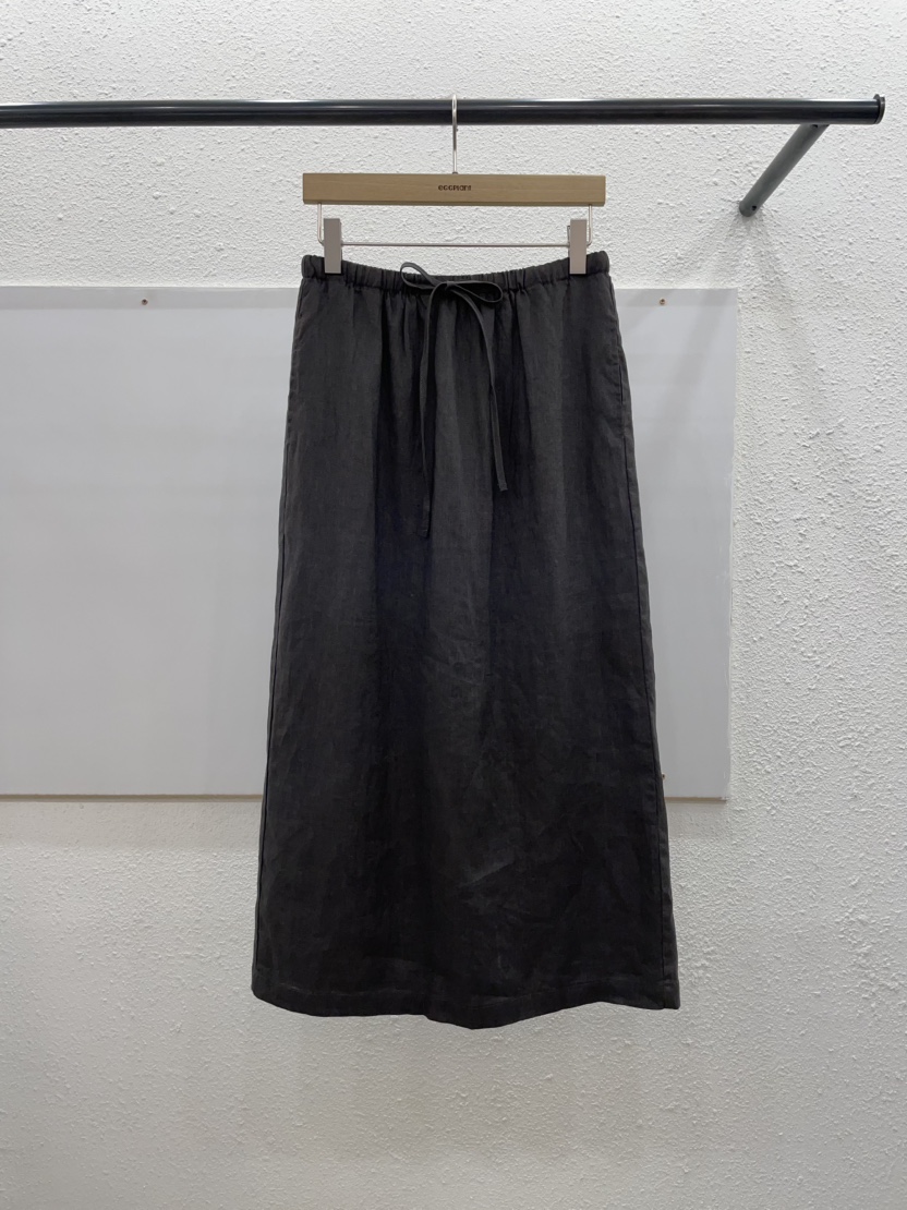 EGGPLANT東大門㊣代購女裝新品時尚熱賣推薦真品休閑長裙亞麻EGGPLANT長裙圖色2