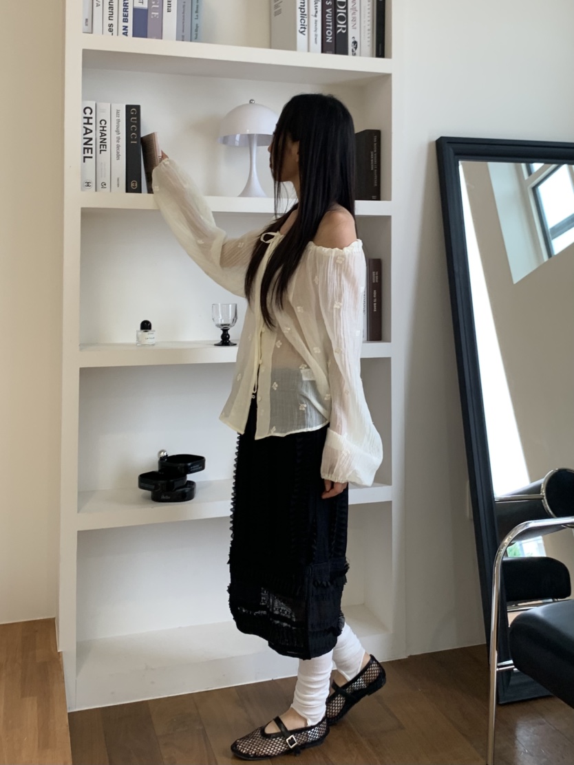 MURMUR韓國代購㊣女裝新品職業25春夏熱賣時尚休閑襯衫蕾絲衫MURMUR襯衫/蕾絲衫