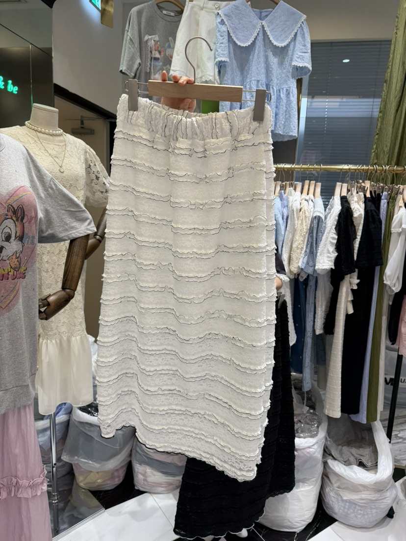 BE&BE韓國代購㊣女裝新品時尚休閑25春夏人氣推薦長裙BE&be長裙