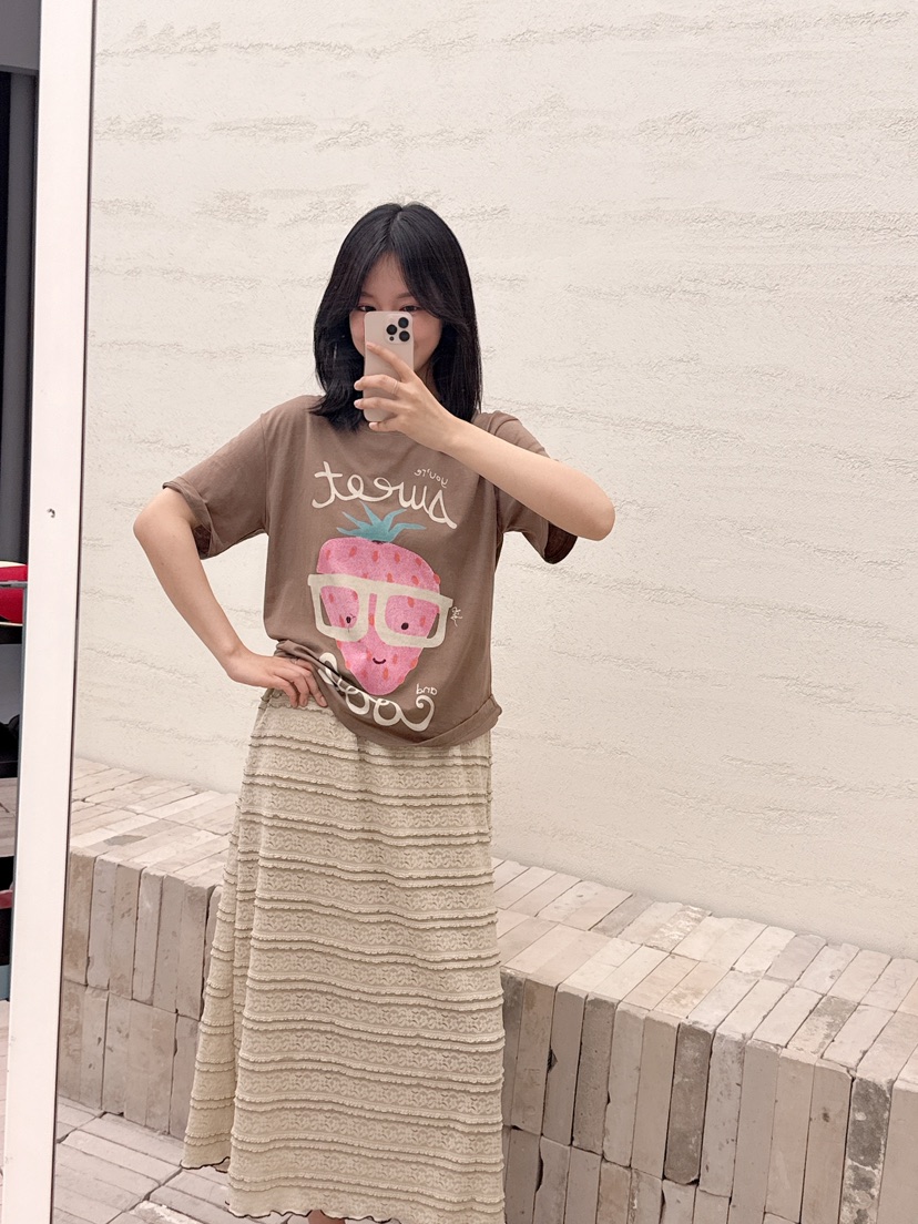 BE&BE韓國代購㊣女裝新品時尚休閑25春夏人氣推薦長裙BE&be長裙