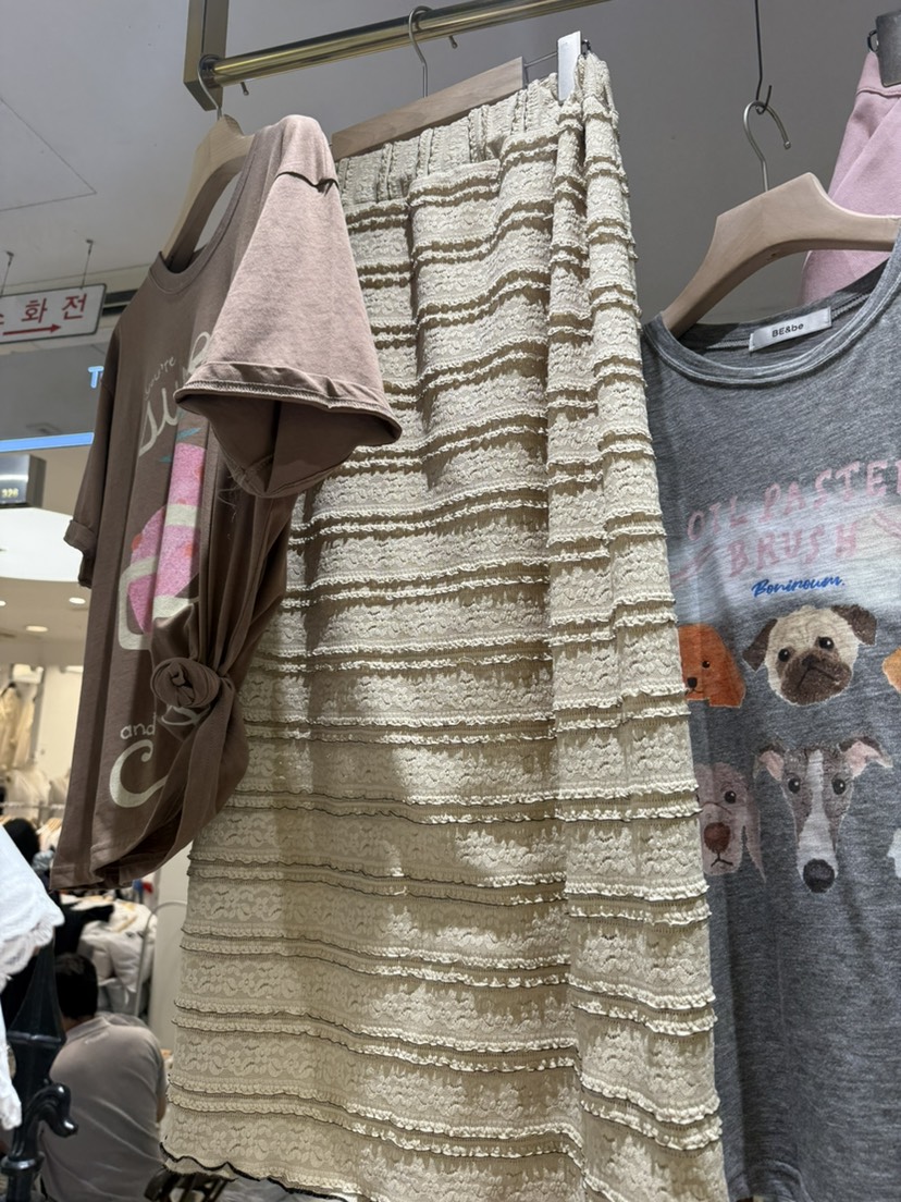 BE&BE韓國代購㊣女裝新品時尚休閑25春夏人氣推薦長裙BE&be長裙圖色3