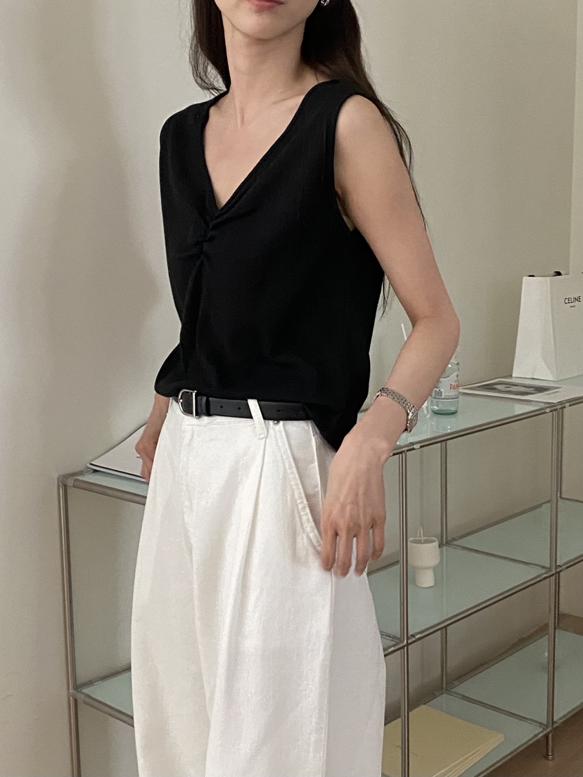 TIZZI東大門㊣實拍女裝新款熱賣真品推薦休閑時尚人氣吊帶背心TIZZI吊帶/背心