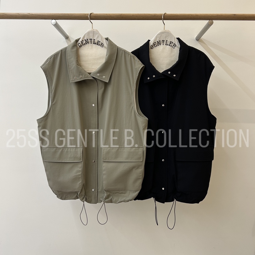 GENTLE B東大門㊣直郵女裝新款熱賣25春夏時尚真品休閑馬甲GENTLE B馬甲