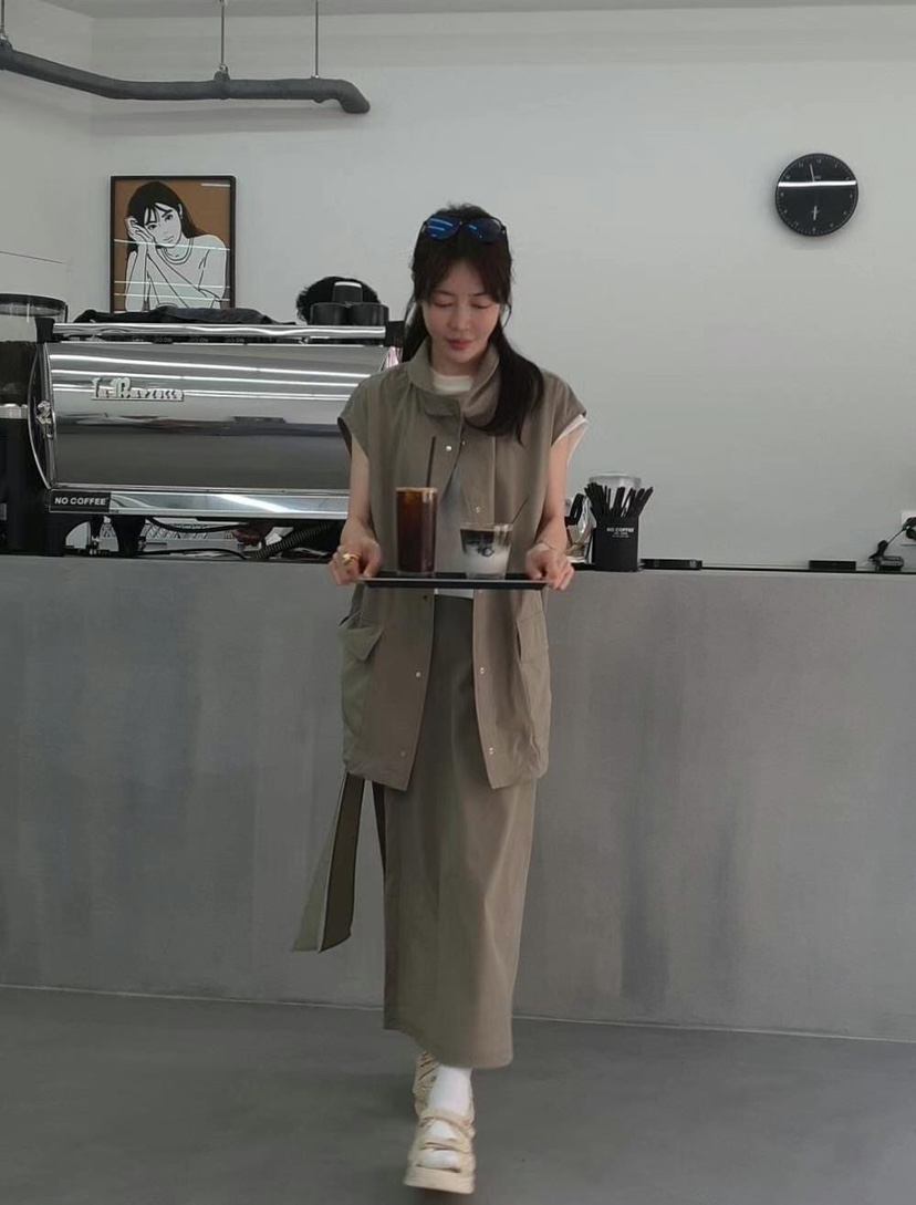 GENTLE B東大門㊣直郵女裝新款熱賣25春夏時尚真品休閑馬甲GENTLE B馬甲
