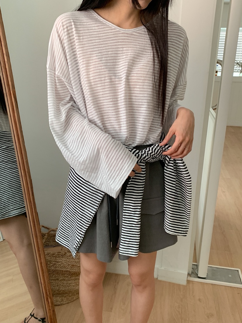 GOYOU東大門㊣實拍女裝新款25春夏休閑職業熱賣推薦長袖T恤de goyou長袖T恤