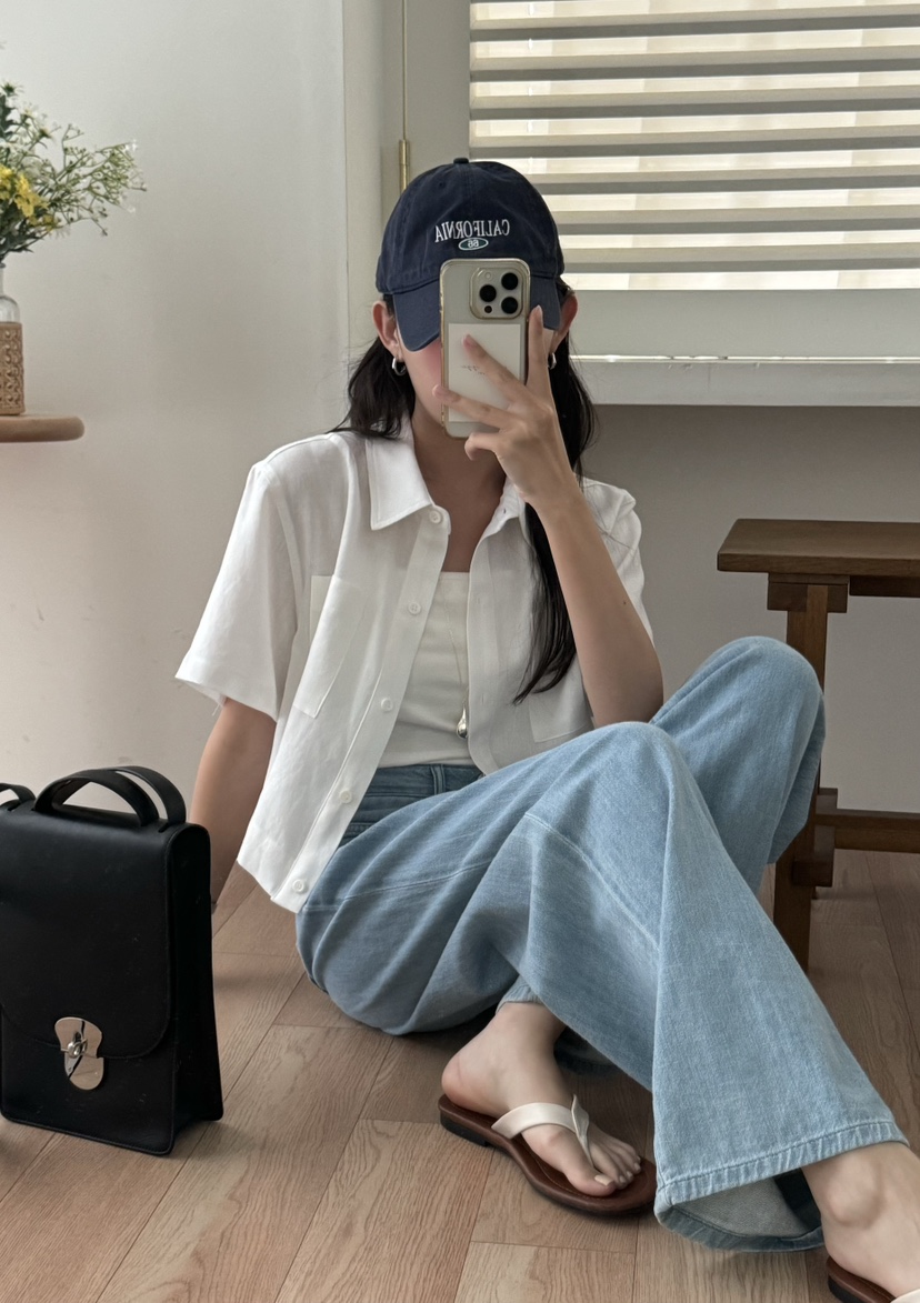 TIZZI東大門㊣實拍女士新款職業人氣時尚熱賣25春夏襯衫蕾絲衫TIZZI襯衫/蕾絲衫