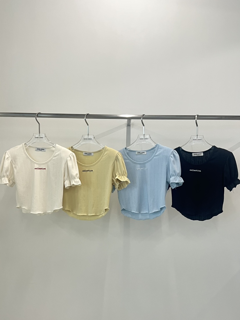 ZEROZERO東大門㊣代購女裝新品25春夏職業熱賣休閑推薦T恤短款ZEROZEROT恤