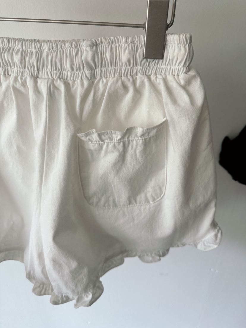 BLEECKER東大門㊣實拍女士新品25春夏時尚人氣休閑短褲荷葉邊BLEECKER短褲