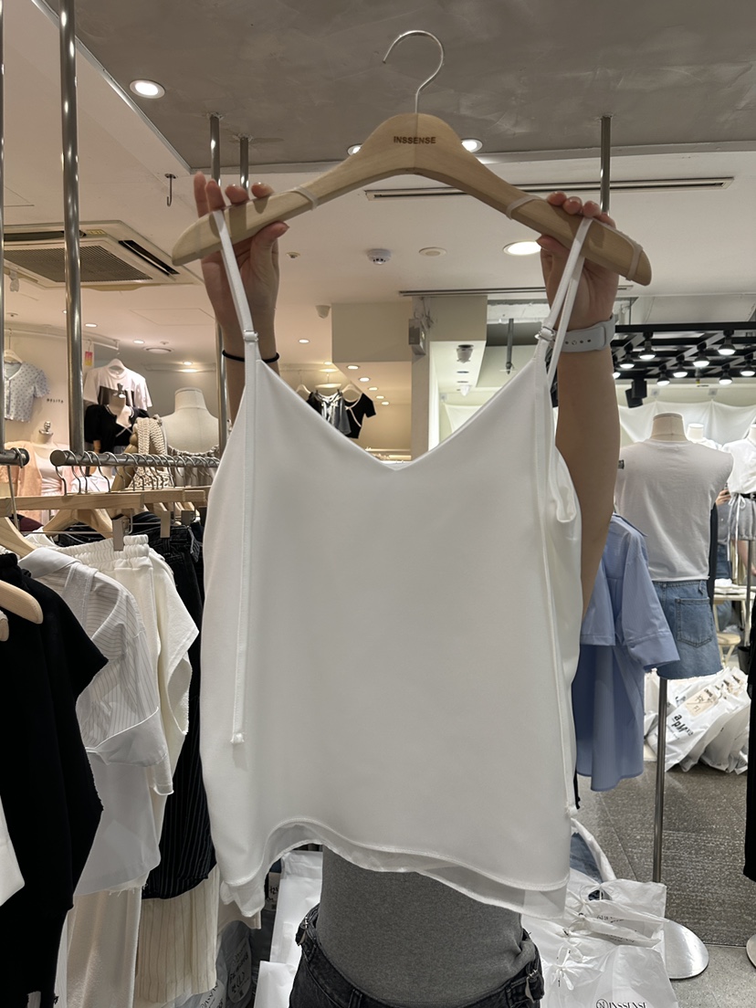 INSSENSE-A東大門㊣直郵女士新品推薦熱賣休閑真品吊帶背心INSSENSE-A吊帶/背心