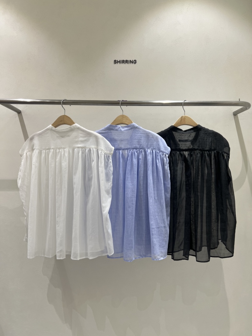 SHIRRING韓國代購㊣女裝新品人氣真品休閑職業時尚襯衫蕾絲衫SHIRRING襯衫/蕾絲衫